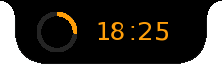 A focus countdown with a progress ring